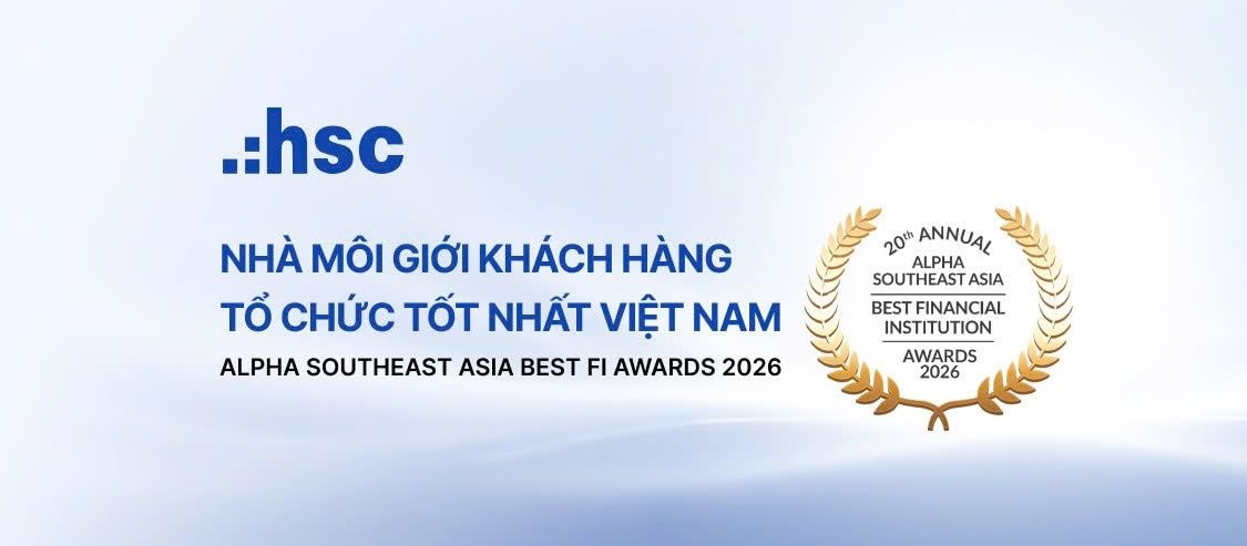 HSC được vinh danh “Nhà môi giới Khách hàng Tổ chức tốt nhất Việt Nam” tại Alpha Southeast Asia Best FI Awards 2026