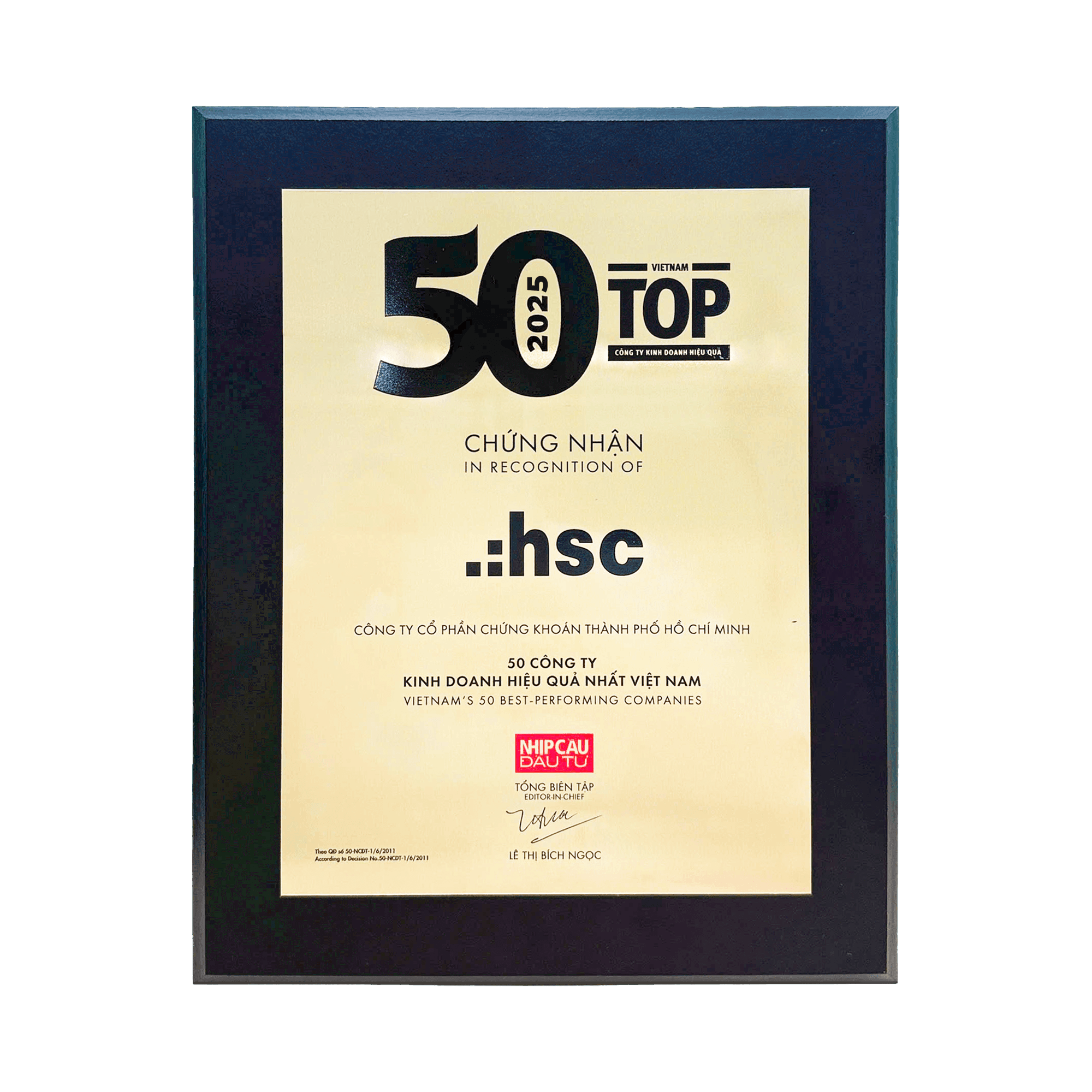 Top 50 Best Performing Companies in Vietnam 2025