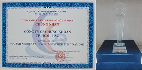 HSC received recognition “Representative company in HCMC 2013”