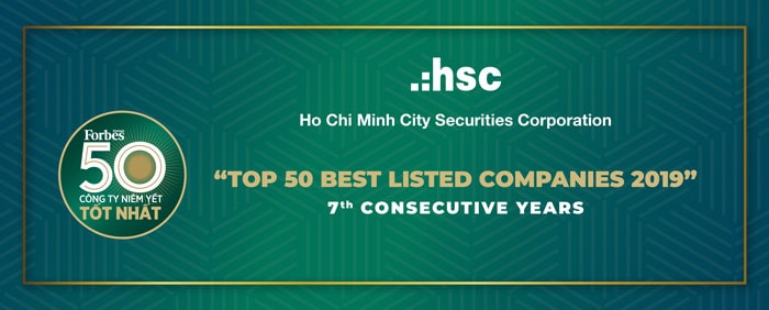 hsc lần thứ 7 liên tiếp được vinh danh trong danh sách '50 công ty niêm yết tốt nhất năm 2019' do tạp chí forbes bình chọn