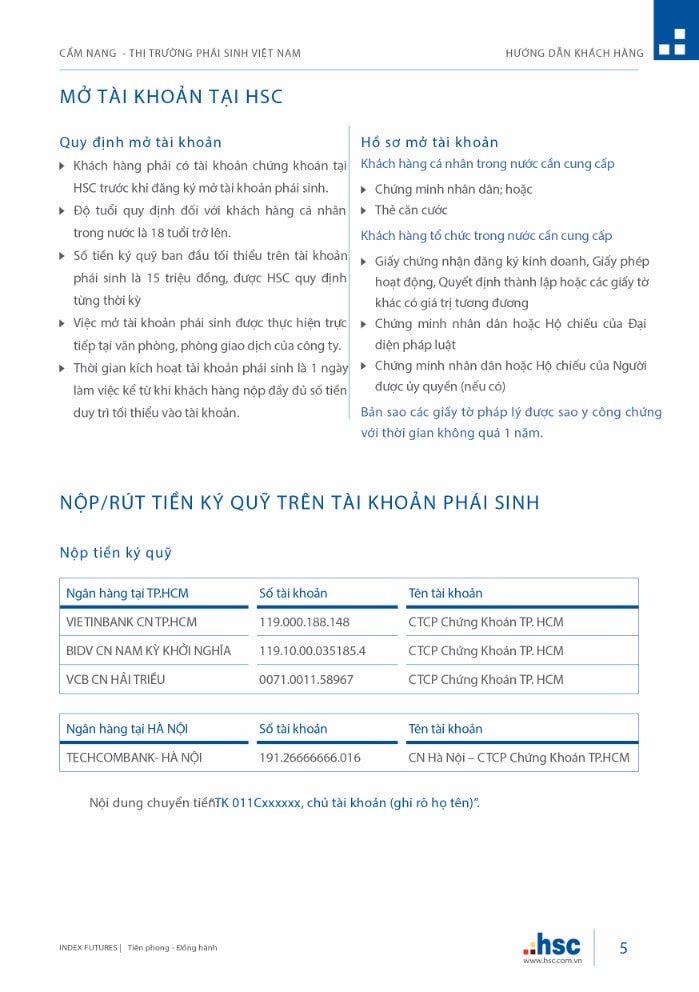 Cẩm nang Thị trường Phái sinh Việt Nam