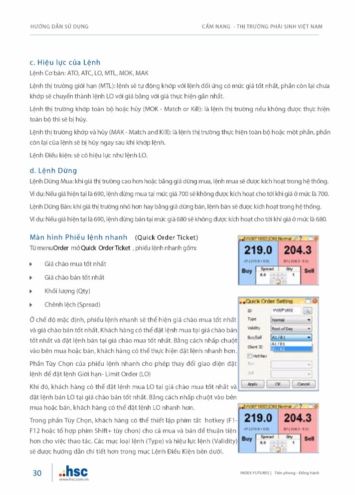 Cẩm nang Thị trường Phái sinh Việt Nam