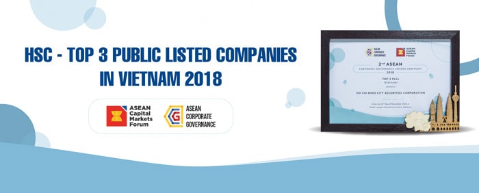HSC was awarded Top 3 public listed companies in Vietnam 2018