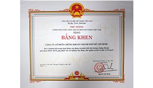 Certificate of Merit from the Prime Minister