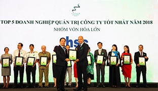 Top 5 Best Corporate Governance Companies and Top 10 Best Annual Reports in Vietnam 2018