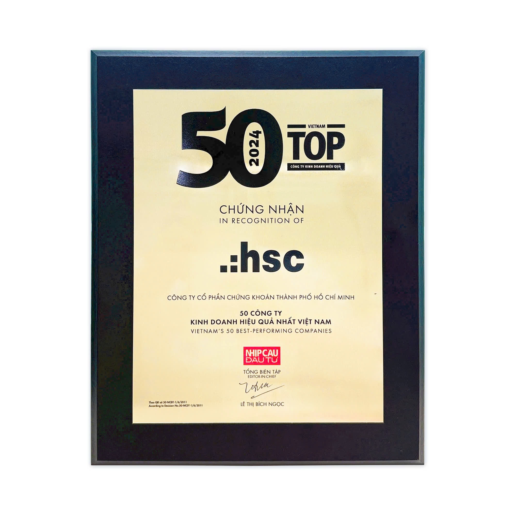 TOP 50 Vietnam’s Best Performing Companies 2024